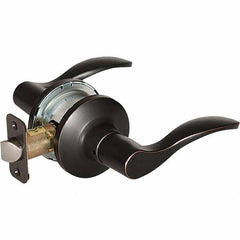 Stanley - Passage Lever Lockset for 1-3/8 to 1-3/4" Thick Doors - Americas Industrial Supply