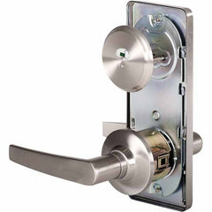 Stanley - Privacy Lever Lockset for 1-3/8 to 1-3/4" Thick Doors - Americas Industrial Supply