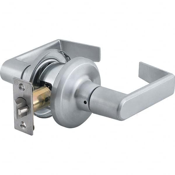 Stanley - Passage Lever Lockset for 1-3/8 to 1-3/4" Thick Doors - Americas Industrial Supply