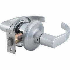 Stanley - Passage Lever Lockset for 1-3/8 to 1-3/4" Thick Doors - Americas Industrial Supply