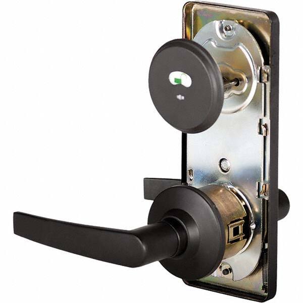 Stanley - Privacy Lever Lockset for 1-3/8 to 1-3/4" Thick Doors - Americas Industrial Supply