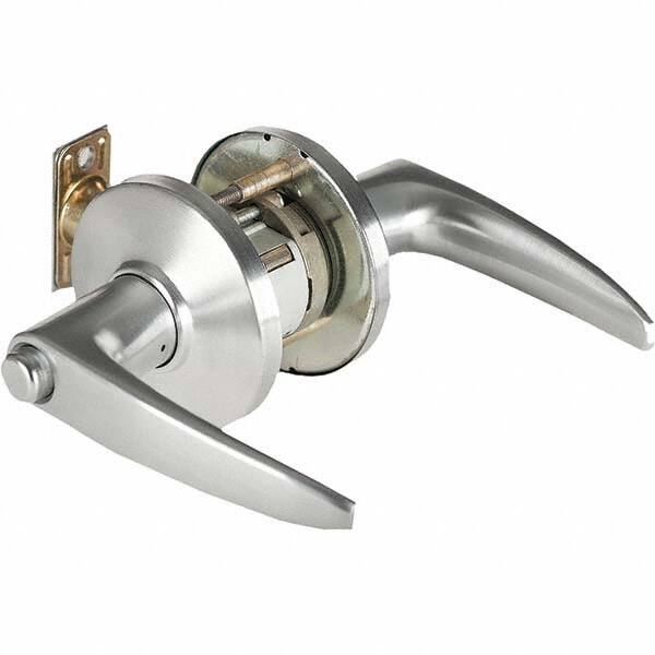 Best - Privacy Lever Lockset for 1-3/4 to 2-1/4" Thick Doors - Americas Industrial Supply