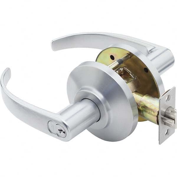Best - Storeroom Lever Lockset for 1-3/8 to 2" Thick Doors - Americas Industrial Supply