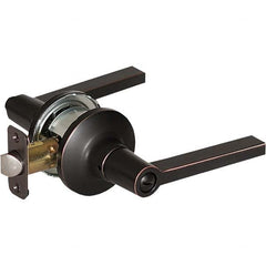 Stanley - Privacy Lever Lockset for 1-3/8 to 1-3/4" Thick Doors - Americas Industrial Supply