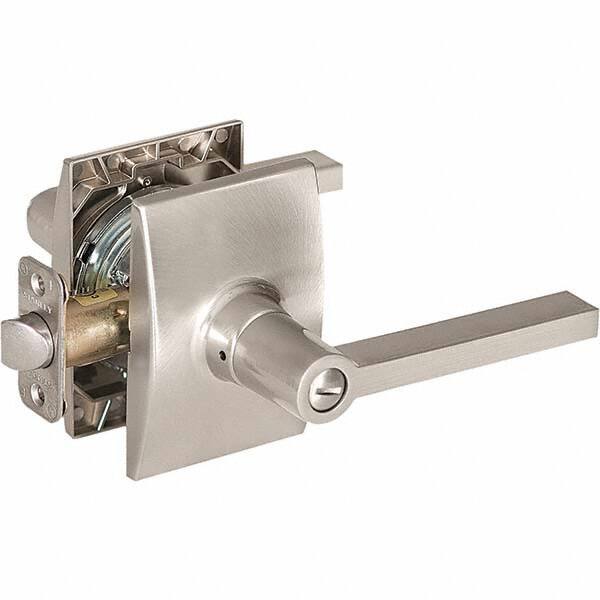 Stanley - Privacy Lever Lockset for 1-3/8 to 1-3/4" Thick Doors - Americas Industrial Supply