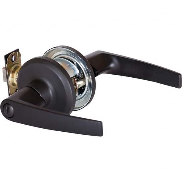 Stanley - Privacy Lever Lockset for 1-3/8 to 1-3/4" Thick Doors - Americas Industrial Supply