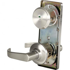 Stanley - Privacy Lever Lockset for 1-3/8 to 1-3/4" Thick Doors - Americas Industrial Supply