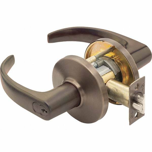 Best - Storeroom Lever Lockset for 1-3/4 to 2-1/4" Thick Doors - Americas Industrial Supply