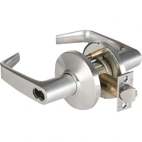 Best - Storeroom Lever Lockset for 1-3/4 to 2-1/4" Thick Doors - Americas Industrial Supply