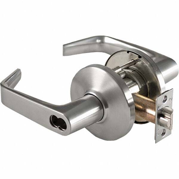 Best - Storeroom Lever Lockset for 1-3/4 to 2-1/4" Thick Doors - Americas Industrial Supply