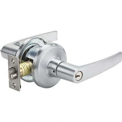 Stanley - Storeroom Lever Lockset for 1-3/8 to 1-3/4" Thick Doors - Americas Industrial Supply