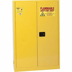 Eagle - Safety Cabinets Hazardous Chemical Type: Flammable and Combustible Liquids Color: Yellow - Americas Industrial Supply