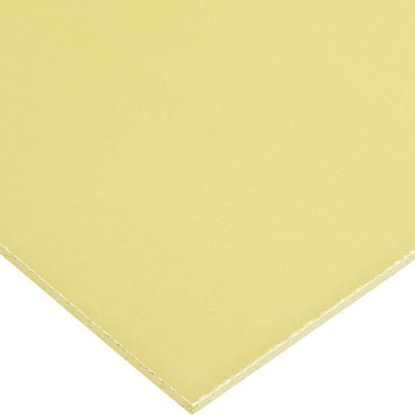 USA Sealing - 2' x 2" x 1/16" Yellow Garolite Rectangular Bar - Americas Industrial Supply