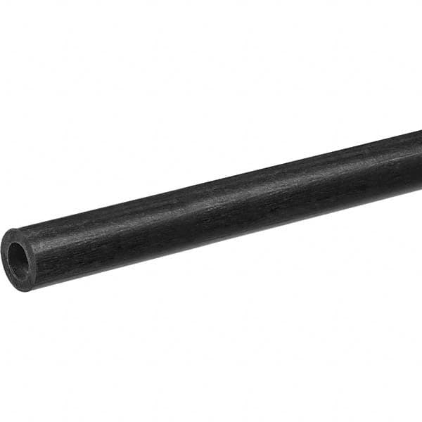 USA Sealing - 1/4" ID x 5/16" OD, 48" Long, Black Carbon Fiber (Unidirectional) Round Tube - Americas Industrial Supply