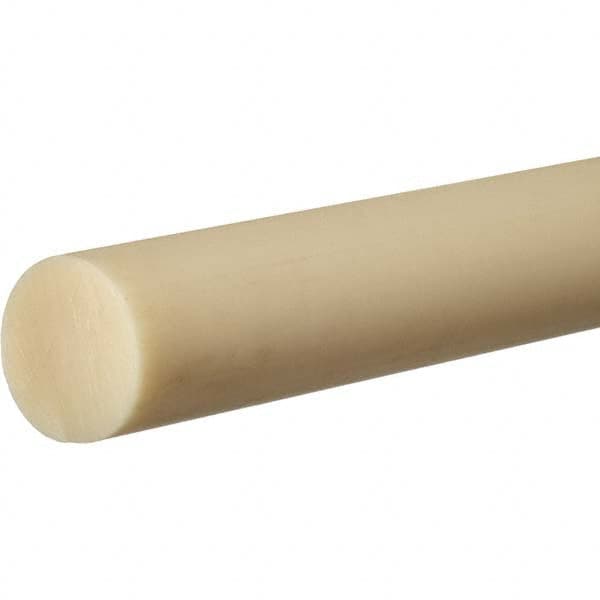 USA Sealing - 1' x 3" Beige ABS Rod - Americas Industrial Supply
