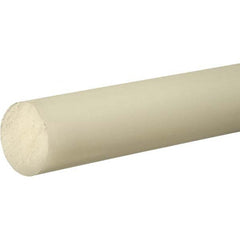 USA Sealing - 1' x 3/4" Semi-Clear White Polypropylene Rod - Americas Industrial Supply