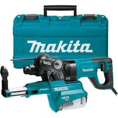 Makita - 120 Volt 1" SDS Plus Chuck Electric Rotary Hammer - 0 to 4,500 BPM, 0 to 1,100 RPM, Reversible - Americas Industrial Supply