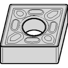 CNMG 433 Double-sided|G TN30M, 3/64″ Corner Radius, 3/16″ Thick, 1/2″ Inscribed Circle, Uncoated, Turning Indexable Insert - Americas Industrial Supply