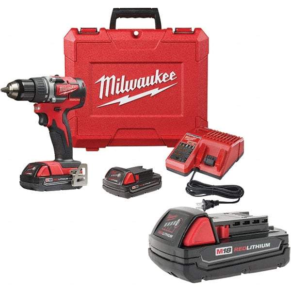 Milwaukee Tool - Cordless Drills Battery Voltage: 18 Battery Chemistry: Lithium-Ion - Americas Industrial Supply