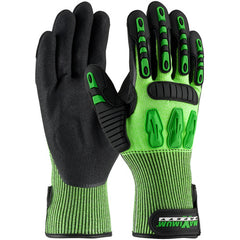 ‎120-5130/L Oil /Gas Gloves - Maximum Safety TuffMax3 - Nitrile Coated Palm - TPR Reinforcements - EN3 - Exact Industrial Supply