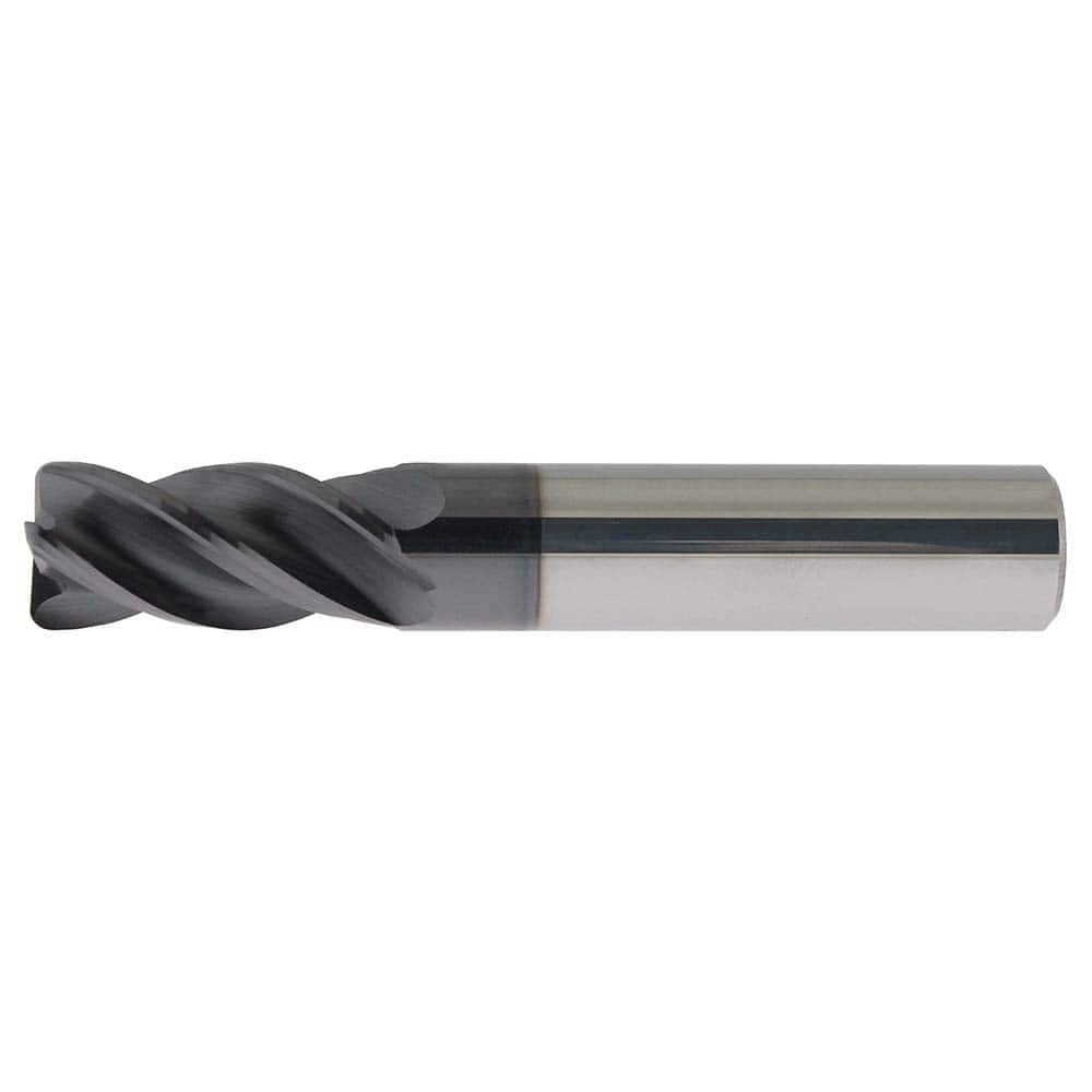ProMax - Corner Radius & Corner Chamfer End Mills; Mill Diameter (Inch): 1/2 ; Mill Diameter (Decimal Inch): 0.5000 ; End Type: Single ; Corner Radius (Inch): 0.1250 ; Number of Flutes: 4 ; Material: Solid Carbide - Exact Industrial Supply