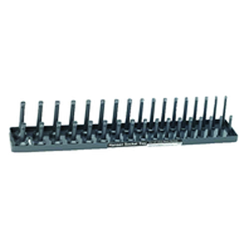 Metric Sized Socket Tray - 1/2″ Drive - Gray - Americas Industrial Supply