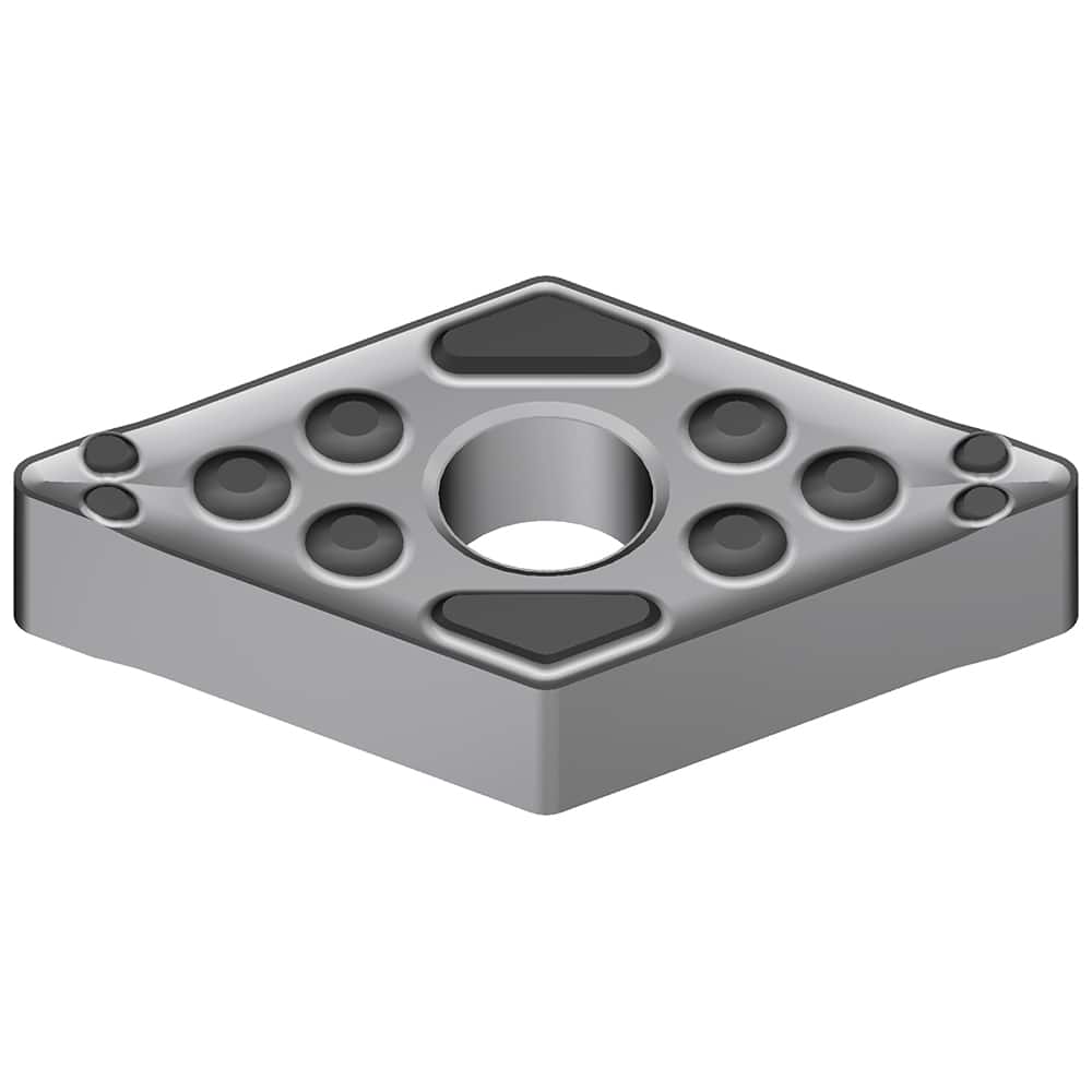 DNMG442ENG AC8025P Carbide Turning Insert Absotech Finish, 0.6102″ Long, 1/2″ Inscribed Circle, 0.0315″ Corner Radius, 1/4″ Thick, 55° Included Angle, Series AC8000P