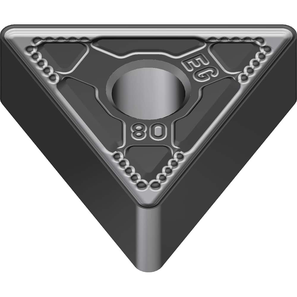 TNMG333EEG AC8025P Carbide Turning Insert Absotech Finish, 0.6496″ Long, 3/8″ Inscribed Circle, 0.0472″ Corner Radius, 0.1874″ Thick, 60° Included Angle, Series AC8000P