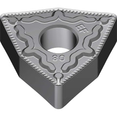 WNMG331EEF AC8015P Carbide Turning Insert Absotech Finish, 0.2559″ Long, 3/8″ Inscribed Circle, 0.0157″ Corner Radius, 0.1874″ Thick, 80° Included Angle, Series AC8000P