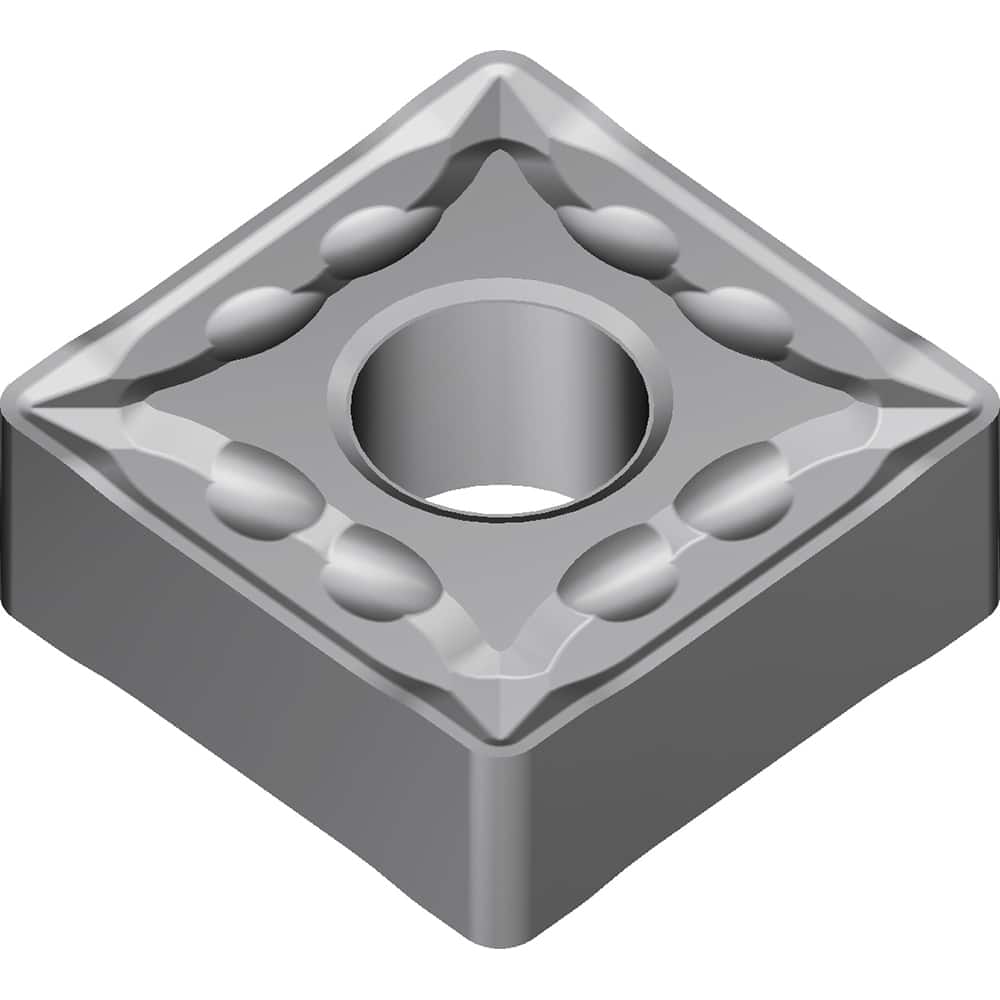 SNMG542EMU AC8015P Carbide Turning Insert Absotech Finish, 5/8″ Long, 5/8″ Inscribed Circle, 0.0315″ Corner Radius, 1/4″ Thick, 90° Included Angle, Series AC8000P