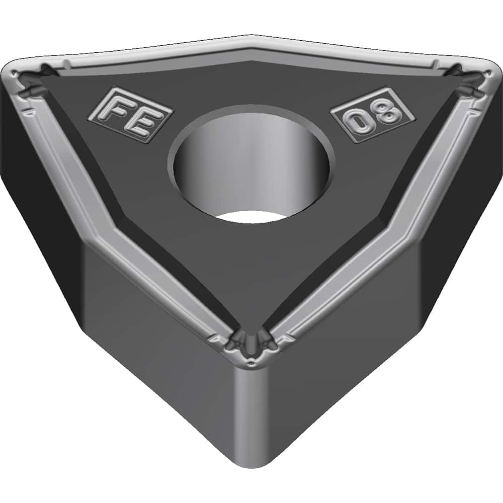 WNMG332EFE AC8025P Carbide Turning Insert Absotech Finish, 0.2559″ Long, 3/8″ Inscribed Circle, 0.0315″ Corner Radius, 0.1874″ Thick, 80° Included Angle, Series AC8000P