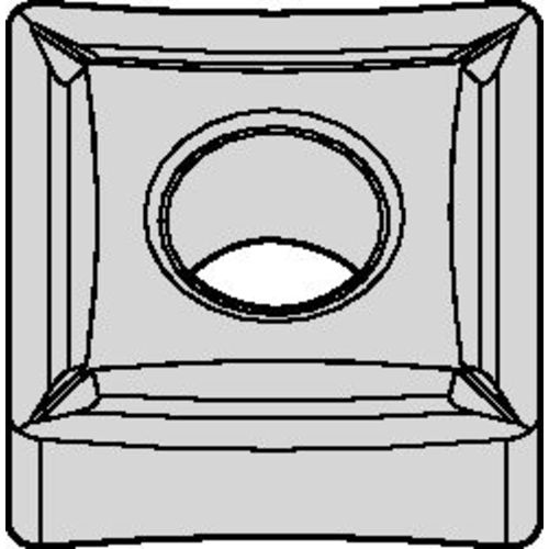 SNMP 433 Hi-Double Positive|P WS25PT, 3/64″ Corner Radius, 3/16″ Thick, 1/2″ Inscribed Circle, TiAlN, Square, Turning Indexable Insert - Americas Industrial Supply