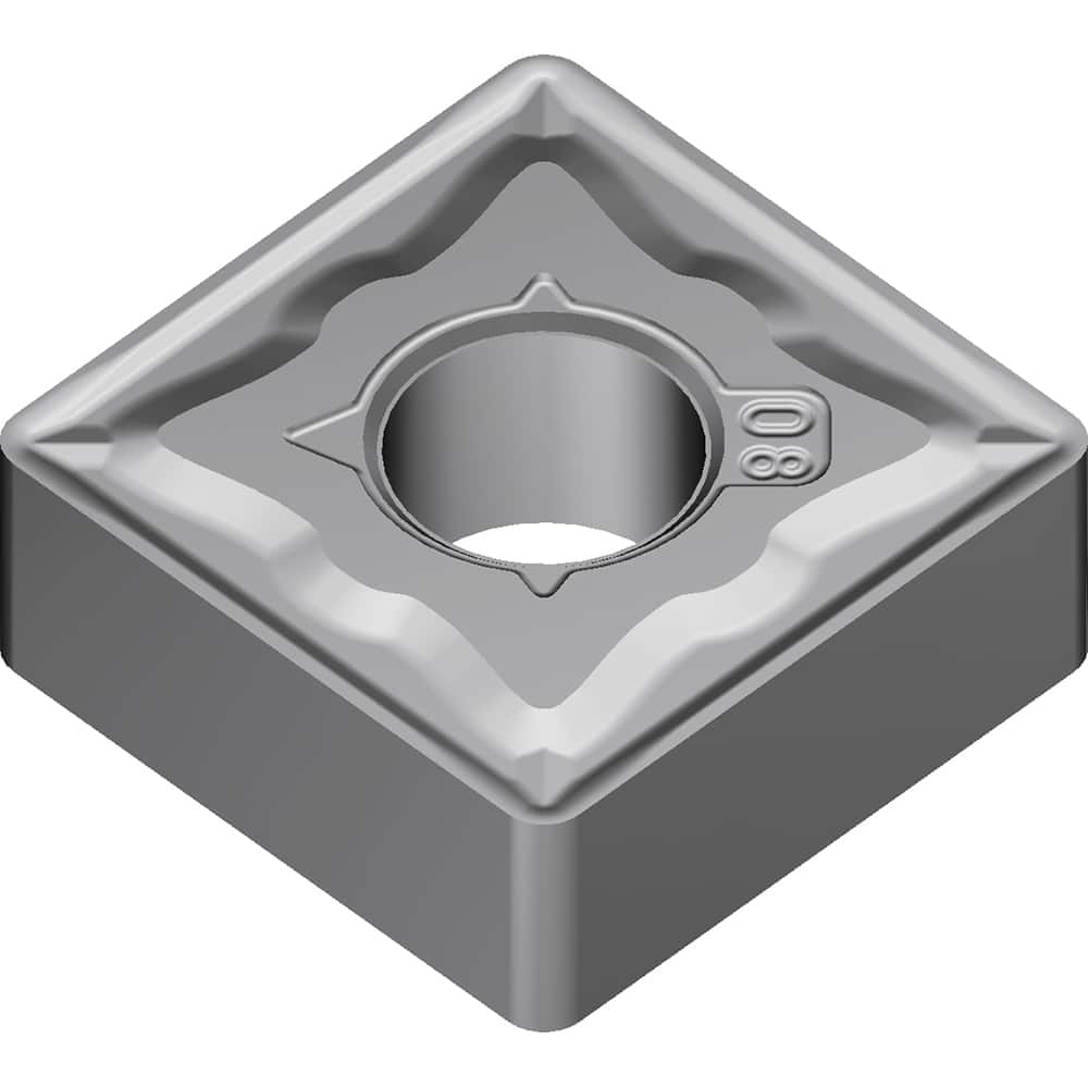 SNMG542EEM AC8015P Carbide Turning Insert Absotech Finish, 5/8″ Long, 5/8″ Inscribed Circle, 0.0315″ Corner Radius, 1/4″ Thick, 90° Included Angle, Series AC8000P