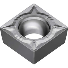 SCMT432EGU AC8035P Carbide Turning Insert Absotech Finish, 1/2″ Long, 1/2″ Inscribed Circle, 0.0315″ Corner Radius, 0.1874″ Thick, 90° Included Angle, Series AC8000P