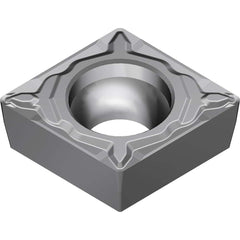 CPMT2.51.51ELU AC8015P Carbide Turning Insert Absotech Finish, 8mm Long, 7.94mm Inscribed Circle, 0.4mm Corner Radius, 2.38mm Thick, 80° Included Angle, Series AC8000P