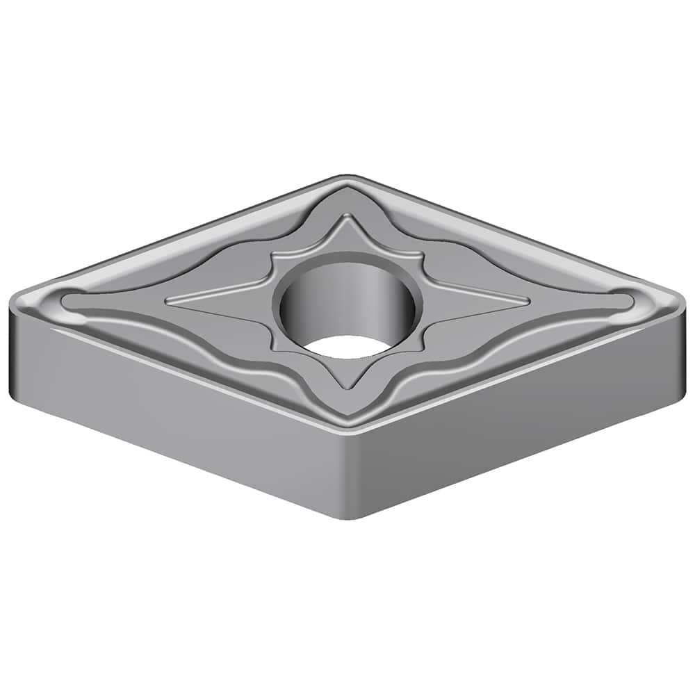 DNMG443EUX AC8015P Carbide Turning Insert Absotech Finish, 0.6102″ Long, 1/2″ Inscribed Circle, 0.0472″ Corner Radius, 1/4″ Thick, 55° Included Angle, Series AC8000P