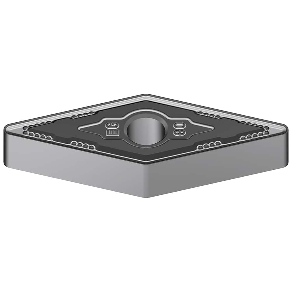 VNMG332EEG AC8025P Carbide Turning Insert Absotech Finish, 0.6535″ Long, 3/8″ Inscribed Circle, 0.0315″ Corner Radius, 0.1874″ Thick, 35° Included Angle, Series AC8000P