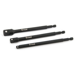 3 Piece 6″ Long Socket Adapter Set - Americas Industrial Supply