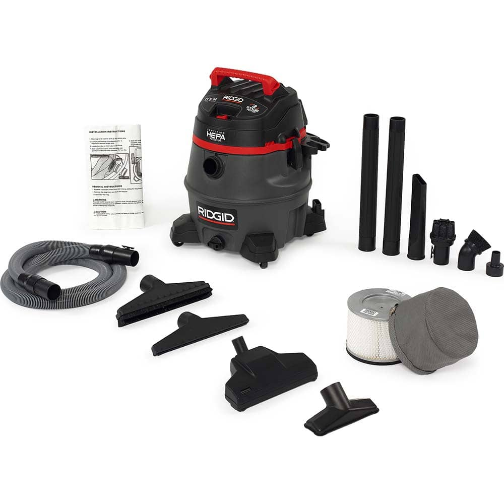 Ridgid - Wet/Dry Vacs Power Type: Electric Type: Wet/Dry Vacuum - Americas Industrial Supply