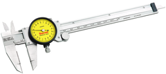 #120M-150 - 0 - 150mm Measuring Range (0.02mm Grad.) - Dial Caliper with Certification - Americas Industrial Supply