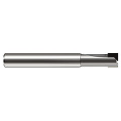 Diamond End Mills for Non-Ferrous Materials - PCD Diamond - 0.3750″ (3/8″) Cutter Diameter × 0.2500″ (1/4″) Length of Cut PCD Square End Mill, 2 Flutes - Exact Industrial Supply