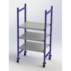 UNEX Manufacturing - Steel Shelving Type: Mobile Pick Tray Rack Starter or Add-On: Starter Unit - Americas Industrial Supply