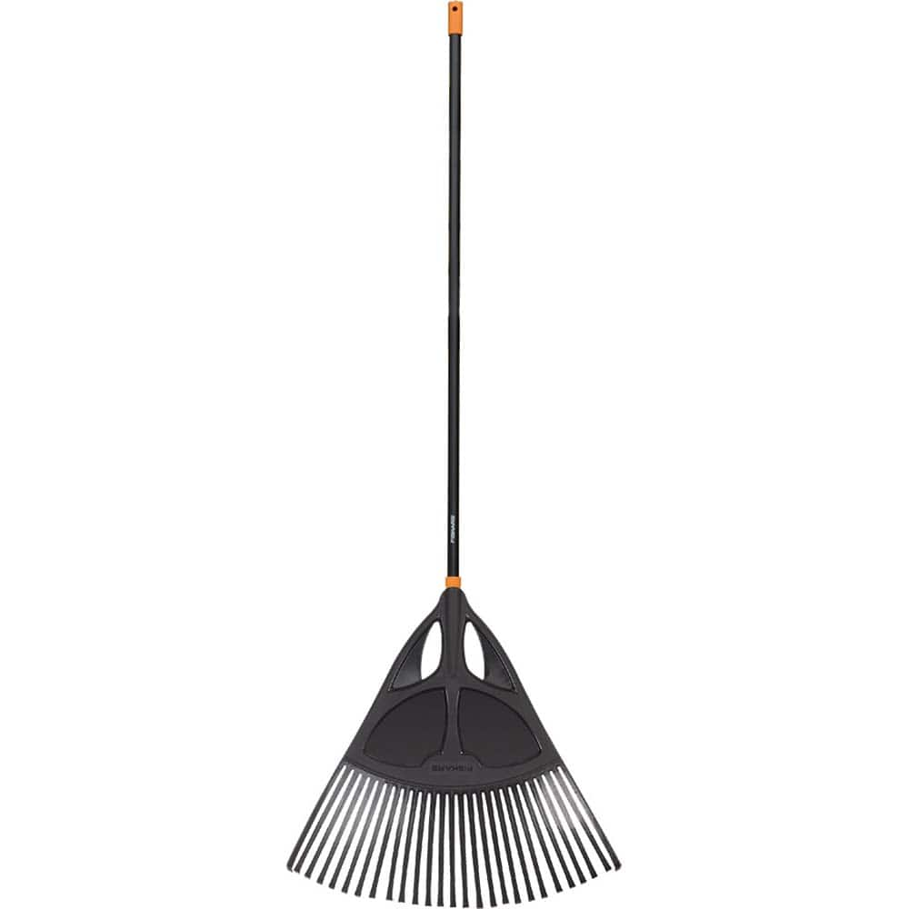 Fiskars - Forks & Rakes Type: Leaf Rake Handle Type: Removable - Americas Industrial Supply