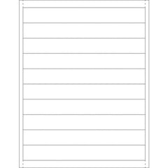 Value Collection - Label Holders Width (Inch): 8 Length (Inch): 1 - Americas Industrial Supply