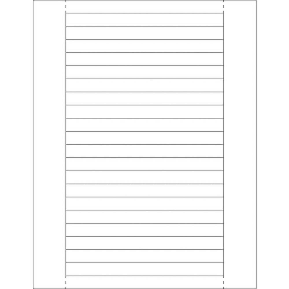 Value Collection - Label Holders Width (Inch): 6 Length (Inch): 1/2 - Americas Industrial Supply