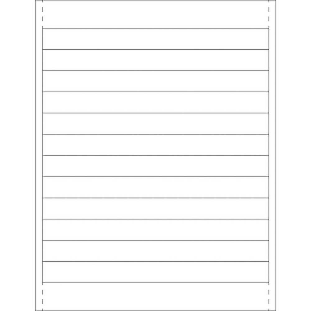 Value Collection - Label Holders Width (Inch): 8 Length (Inch): 3/4 - Americas Industrial Supply