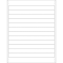 Value Collection - Label Holders Width (Inch): 8 Length (Inch): 3/4 - Americas Industrial Supply