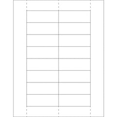 Value Collection - Label Holders Width (Inch): 3 Length (Inch): 1-1/8 - Americas Industrial Supply