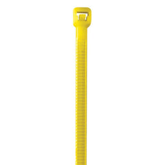 Polybag Tape & Ties; Type: Cable Ties; Overall Length (Inch): 5.5; Width (Inch): 0.14; Color: Yellow