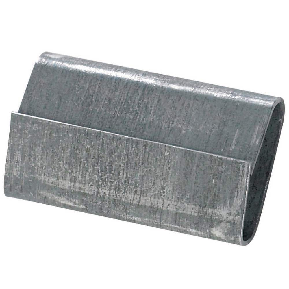 Value Collection - Strapping Seals & Buckles Type: Steel Strapping Seals - Closed/Thread On Width (Inch): 1/2 - Americas Industrial Supply